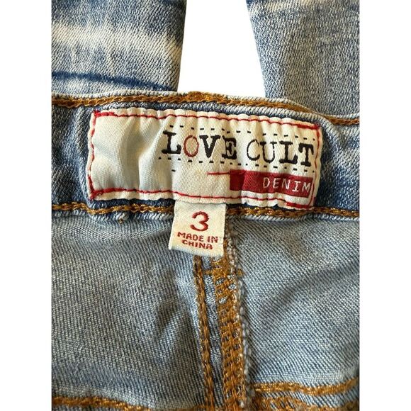 Vintage Y2K Love Cult Denim High Rise Bootcut Jeans – Size 3 - Picture 3 of 4